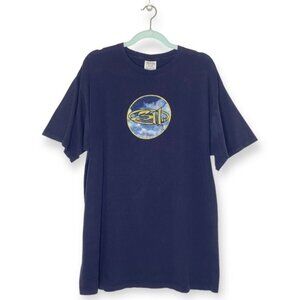 Vintage 90s 311 Transistor 1997 album band tee navy blue yellow XL